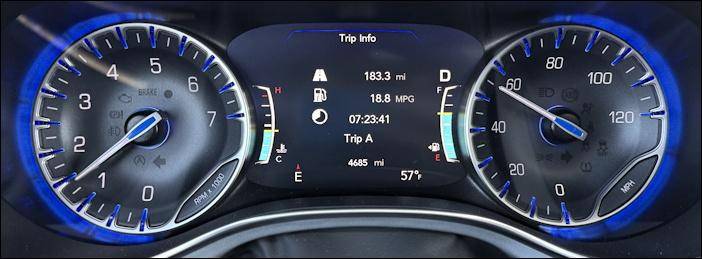 2026 chrysler pacifica awd s instrument cluster
