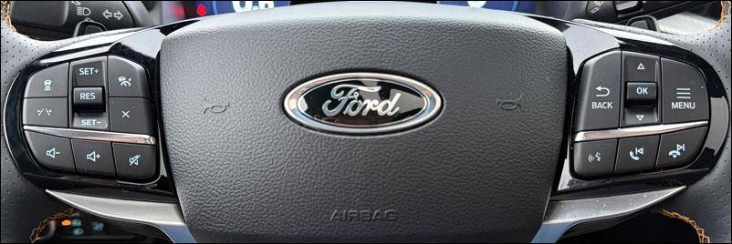 2026 ford explorer tremor steering wheel controls