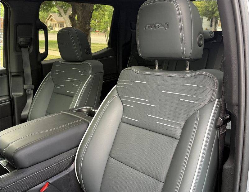 2026 gmc sierra ev at4 - seat design finish at4