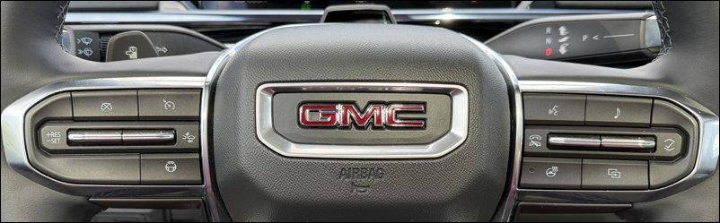 2026 gmc sierra ev at4 - steering wheel buttons