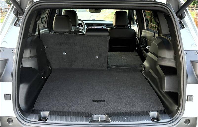 2026 jeep cherokee ltd - rear cargo space, seat folded down