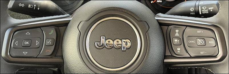 2026 jeep gladiator willys 41 Interior: Steering Wheel Controls