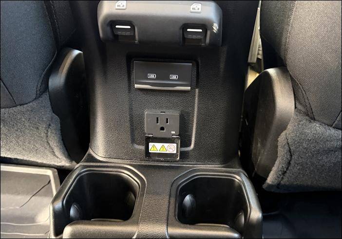 2026 jeep gladiator willys 41 Rear Passenger Control Center