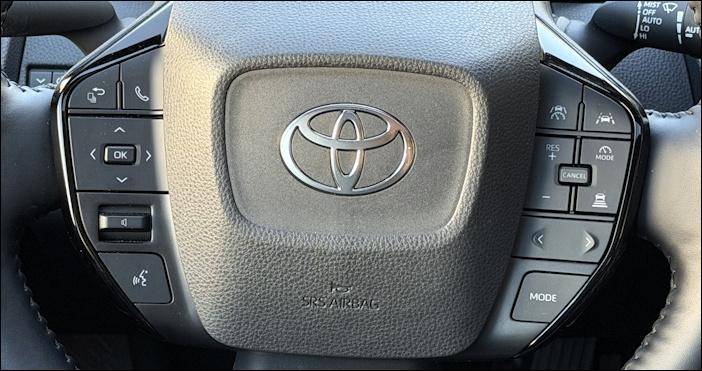 2026 Toyota Prius Nightshade PHEV: Steering Wheel Controls