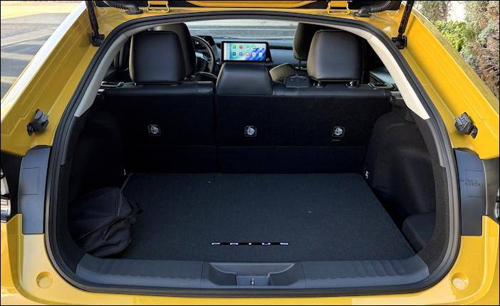 2026 Toyota Prius Nightshade PHEV: Cargo Space