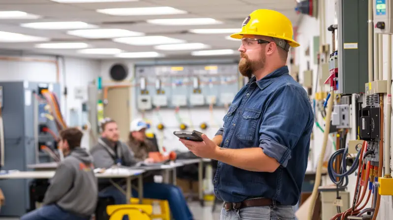 apprentice electrical training class