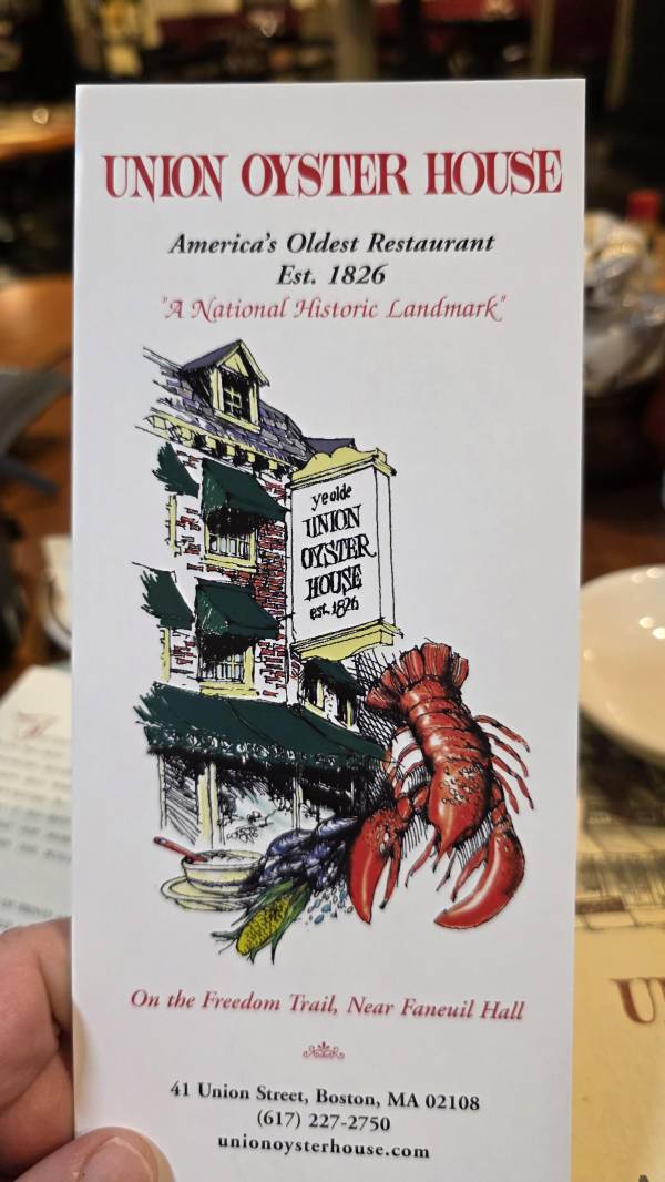 union oyster house boston oldest restaruant in us