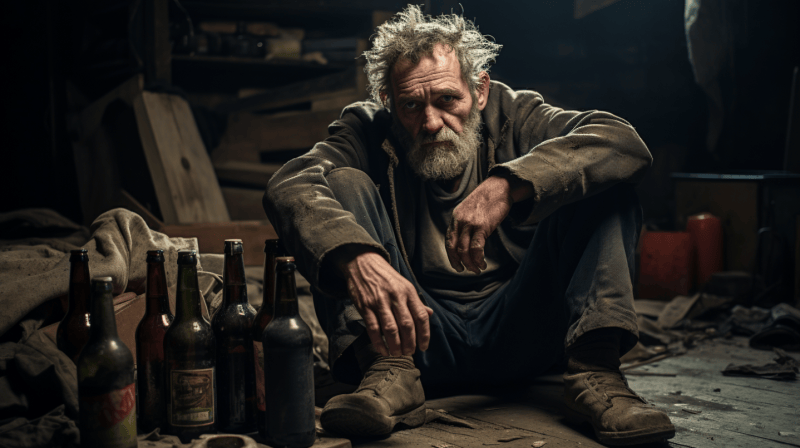 older man living alone