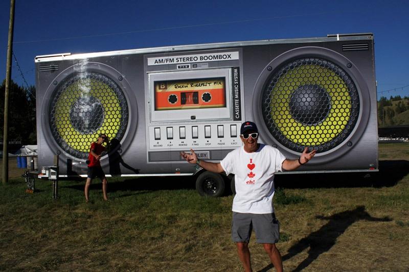rockin riverfest boombox
