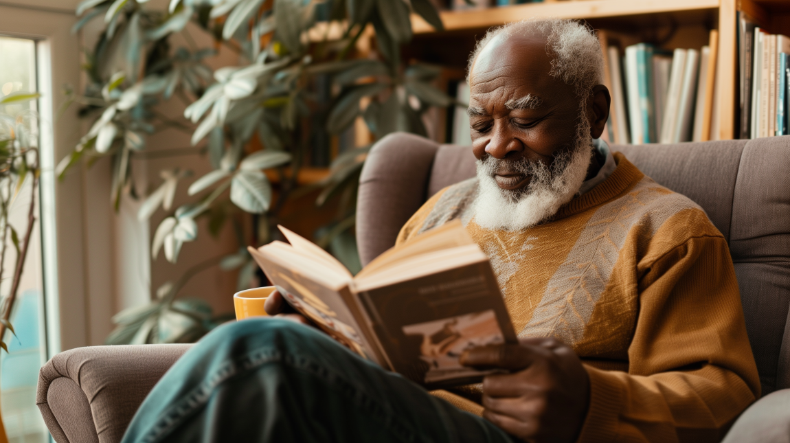 tips on how to relax like reading a book and drinking tea