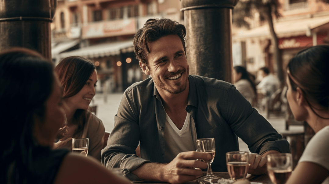 solo men travelling in europe enjoying the single man lifestyle
