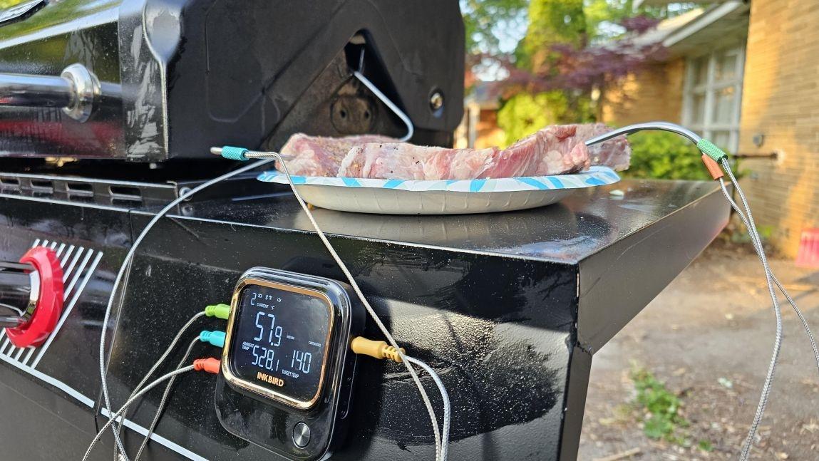 grilling with INKBIRD